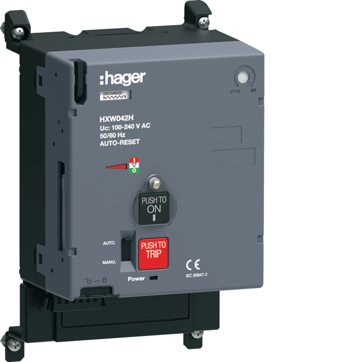 Hager HXW042H Motor Operator 100-240VAC with Auto-Reset