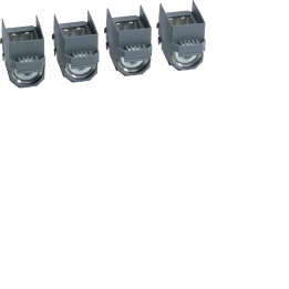 Hager HYB002H Distribution Block 4P 250mm² Al/Cu