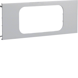 Hager L96027035 Grey Pre-cut Lid for 2-Gang Floor Box