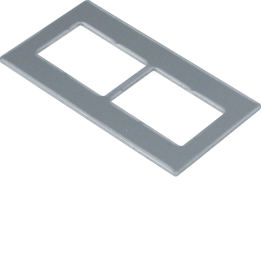 Hager GTVDM022 Support Plate for GTVD2/3 2xRJ45 20.4x27.7
