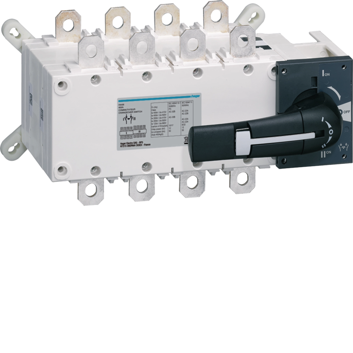 Hager HI456 Change-over Switch 4P 400A