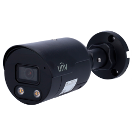 Цилиндрическая камера UNIVIEW EASY UV-IPC2122LE-ADF28KMC-WL-BLACK 2MP с Wi-Fi, PoE, IP67, ИК 30м, двойное освещение, True WDR 12