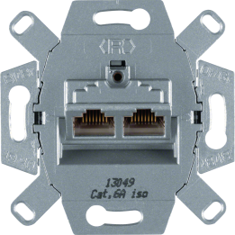 Hager G3140 duomenų lizdas 8/8 kontaktų ekranuotas, Cat6A