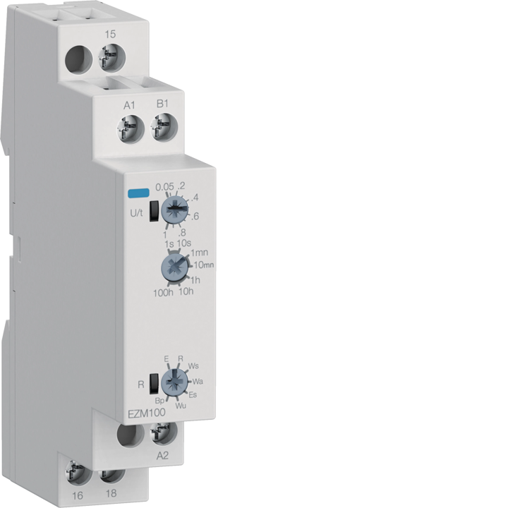 Hager EZM100 Multifunction Time Relay 12-240V AC/DC