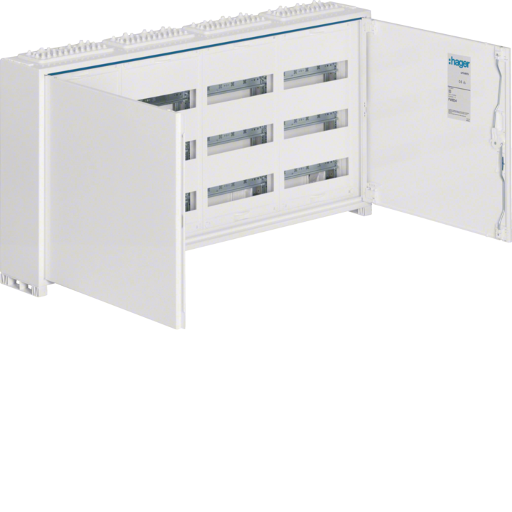 Hager FWB34 Universal Enclosure, IP44, 500x1050x161mm, 44 Modules