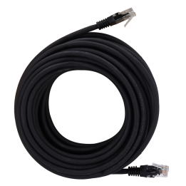 SAFIRE UTP6-H-10BK Cat6 U/UTP kytkentäkaapeli 10m musta