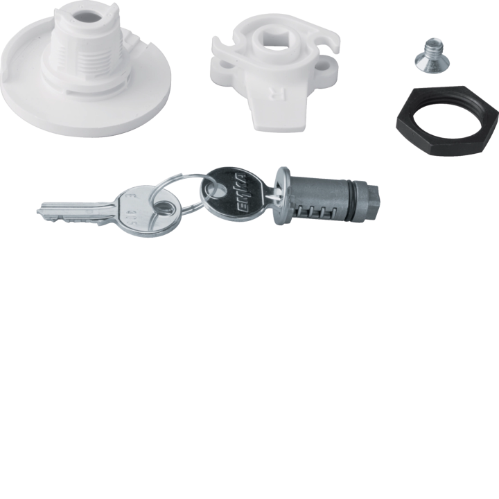 Hager FZ452N Smart Door Lock, Cilindras Nr.405, IP44