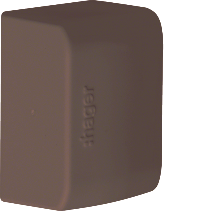 Hager ATA163068014 Päätytulppa ATEHA Trunkingille, 16x30mm, ruskea