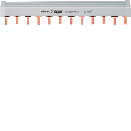 Hager KBN480 Insulated Busbar 3P+N 80A 16mm² 57M