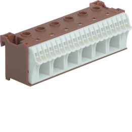 Hager KN26P Quick-Connect Terminal Block, 26A, 1 Pole