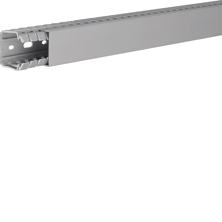 Hager BA740040 Slotted Panel Trunking 40x40mm, Grey
