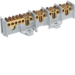 Клеммник магистральной линии Hager K66A, 4P, 1x35²-2/6 x25²