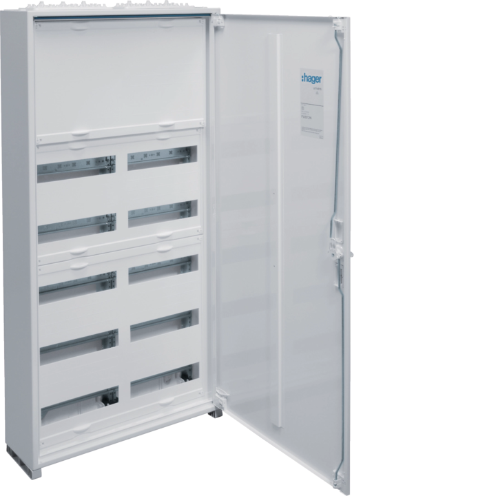 Hager FWB72N Universal Distribution Board Enclosure 2x7 Rows 1100mm