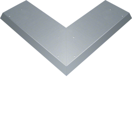 Hager AKBA1500401V Blind Lid External Corner 150x40mm White