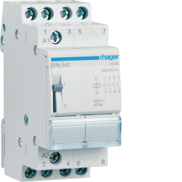 Hager EPE540 Latching Relay 4NO 230V AC 16A