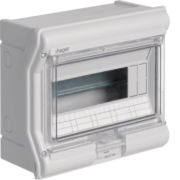 Hager VE110L Enclosure, IP5X, 10 Modules