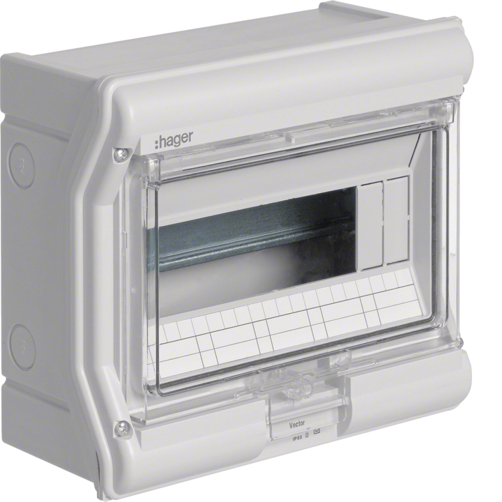 Hager VE110L Enclosure, IP5X, 10 Modules