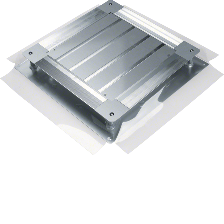 Hager UDB3075125 grindų dėžė su grindų plokšte, 3 dydis 75-125 mm