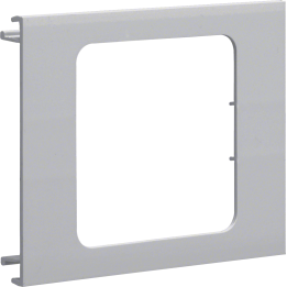 Hager L91207035 Pre-cut Lid for Cable Trunking, 1 Gang, Light Grey (RAL 7030)