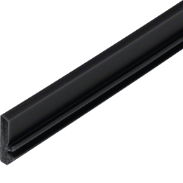 Hager BKZBSK9005 Peittävä Butt Edge 4mm PVC Deep Black