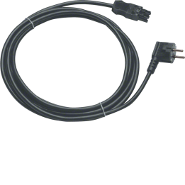 Hager G4773 savienojuma kabelis 2000mm ar Schuko leņķa spraudni