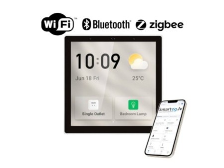 Viedais vadības panelis Avatto T6E Wi-Fi Ble Zigbee Tuya