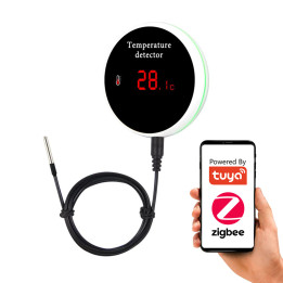 Älykäs lämpötila-anturin hermeettinen anturi 3m ZigBee-näyttö TUYA