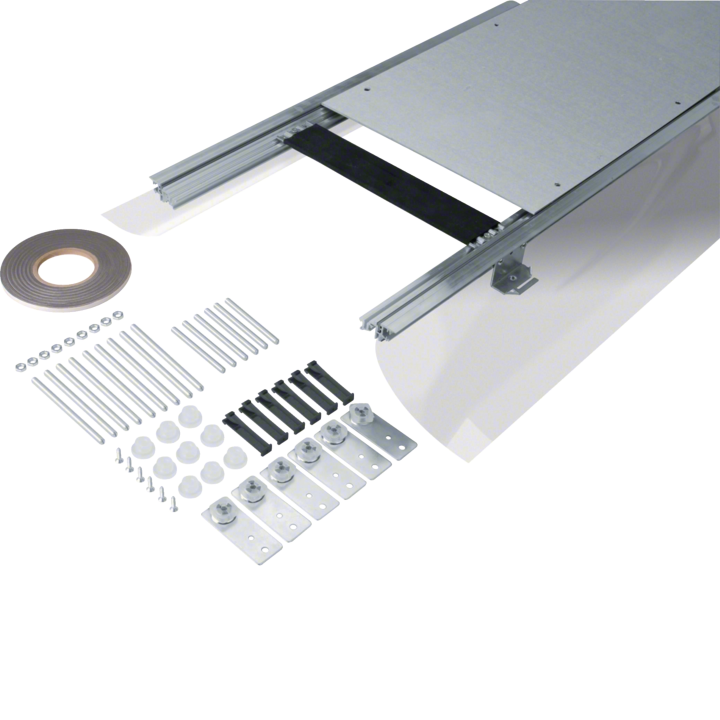 Hager BKFD400045 Floor Duct with Foil Sealing 400x45-70mm