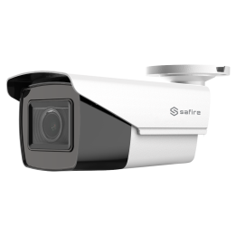 Камера SAFIRE SF-B788Z-5E, цилиндрическая, 5MP IP с PoE, IP67, 40м ИК, варифокальная 2.7-13.5мм
