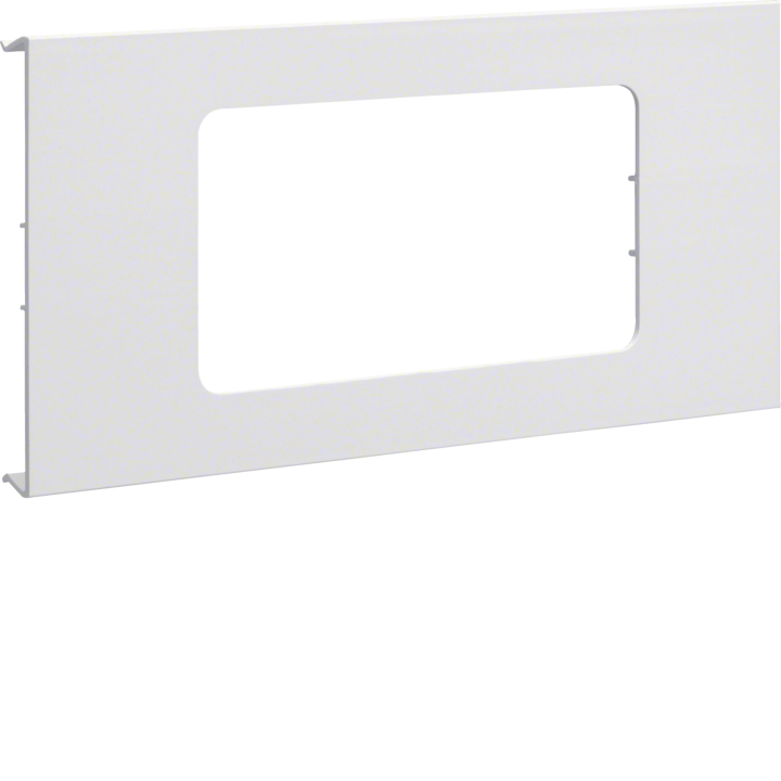 Hager R94929016 Pre-cut Lid 2-Gang, Traffic White
