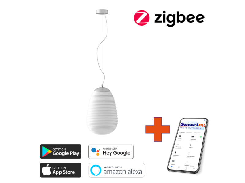 Viedā šūnu lampa 24x34cm E27 RGBW balta (Zigbee)