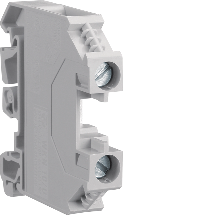 Hager KXA10LH Feed-through Terminal, 10mm², 1P