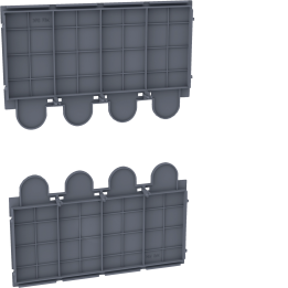 Hager HYW051H Earth Plate Straight Terminal P630 4P