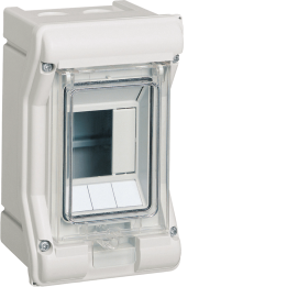 Hager VE103PN Flush-Mounted Enclosure, IP65, 3 Modules