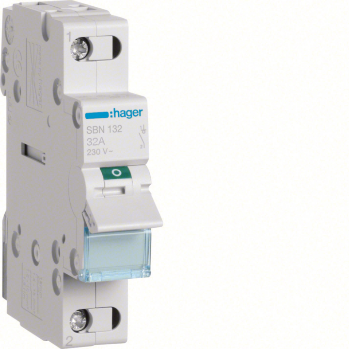 Hager SBN132 1P 32A Switch
