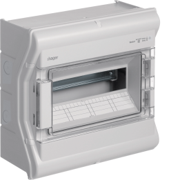 Hager VE112PN Surface-Mounted Enclosure IP65 1x12M