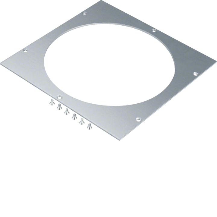 Hager UDM2242R2 Frame for Underfloor Box Size 2, Round 242mm