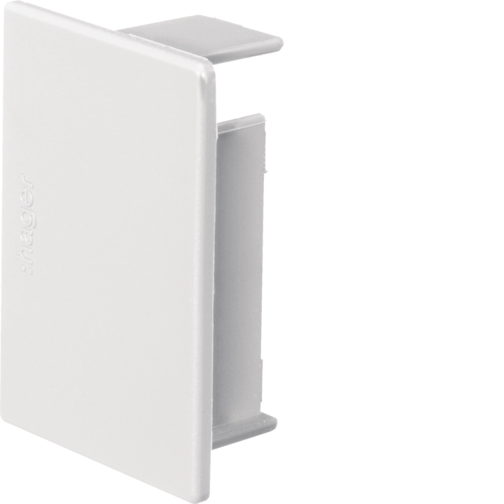 Hager LF4006069016 galinis dangtelis, skirtas HFR/LFH kanalizacijai 40x57mm eismo baltas