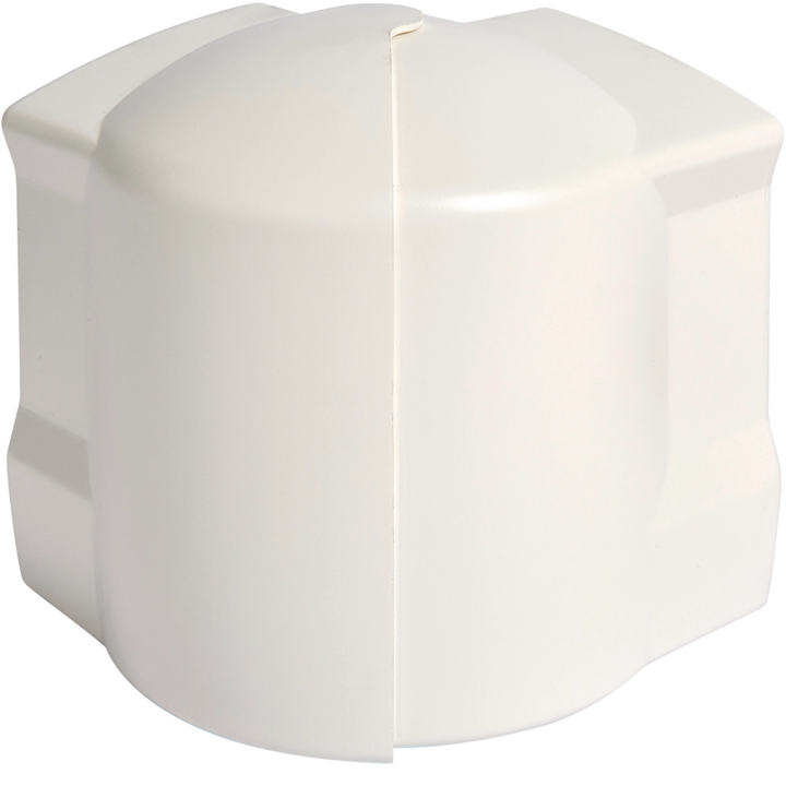 Угловой элемент для кабельного лотка Hager GBD5010039016, цвет Traffic White (RAL 9010)