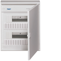 Hager VA24B Volta Surface-Mounted Enclosure, 2x12 MOD, IP30