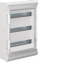 Hager VE318SN Surface Mount Enclosure, IP65, 54 Modules