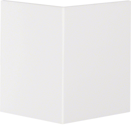 Hager R89299010 External Corner Lid for BR70100 Trunking, Pure White