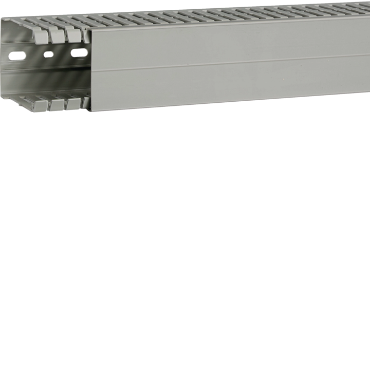 Hager BA7A80060 Slotted Panel Trunking 80x60mm Grey