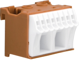 Распределительный блок Hager KN10P, 10 подключений, быстрое соединение, 1P