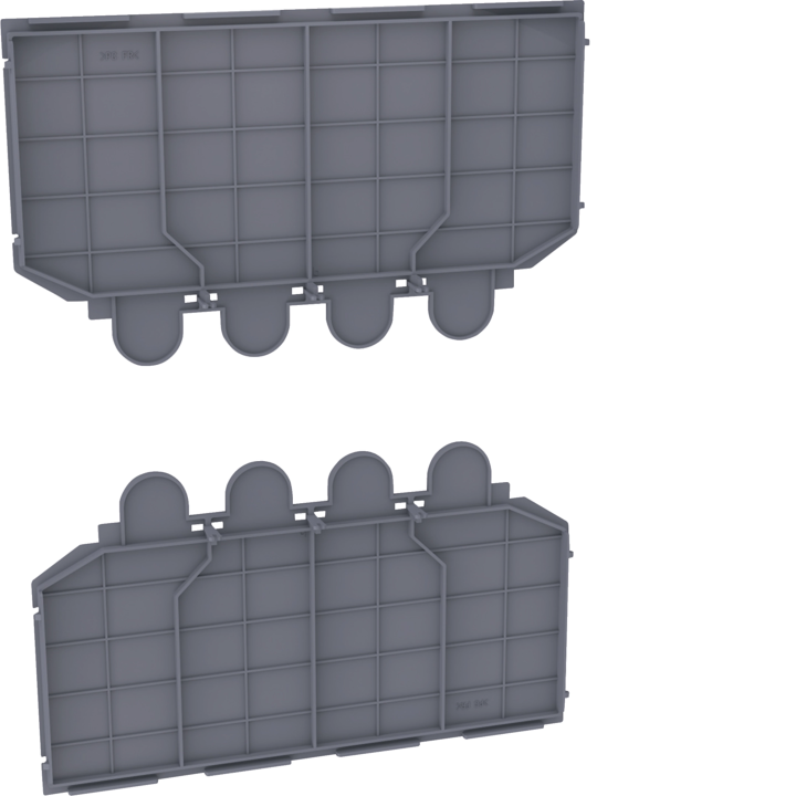 Hager HYW053H Earth Plate Spread Terminal P630 4P