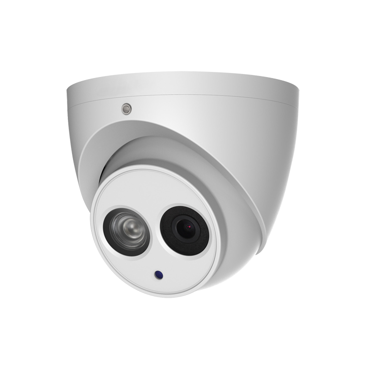 DAHUA IPC-HDW4431EM-AS 4MP kupolinė IP kamera su PoE, Wi-Fi, IP67, 2,8 mm objektyvas, 50 m IR, įmontuotas mikrofonas