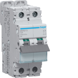 Hager MBN213 Magnetic MCB 2P 12A C 25kA