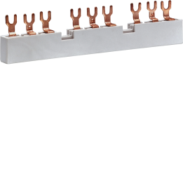 Hager KD303M Busbar 3 Motor Starters 3P Fork 10mm²