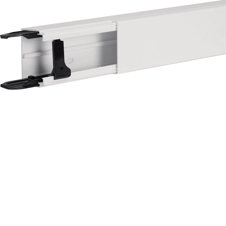 Hager LFF4006009016 Liféa kanāla sakabe 40x57mm + 2 klipši balti