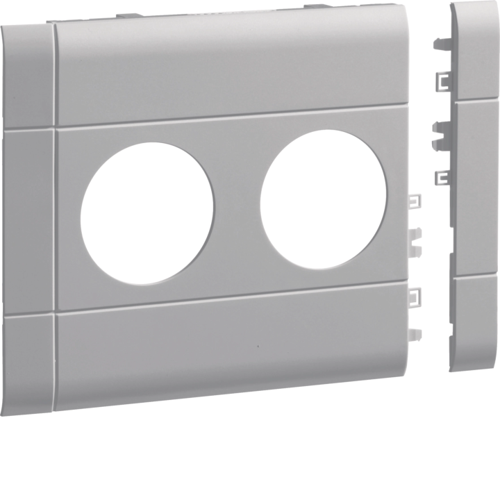 Hager GB100207035 Priekšējās plāksnes 2 grupu ligzda BRH 100 Balta